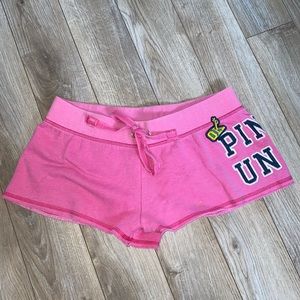 PINK cotton shorts